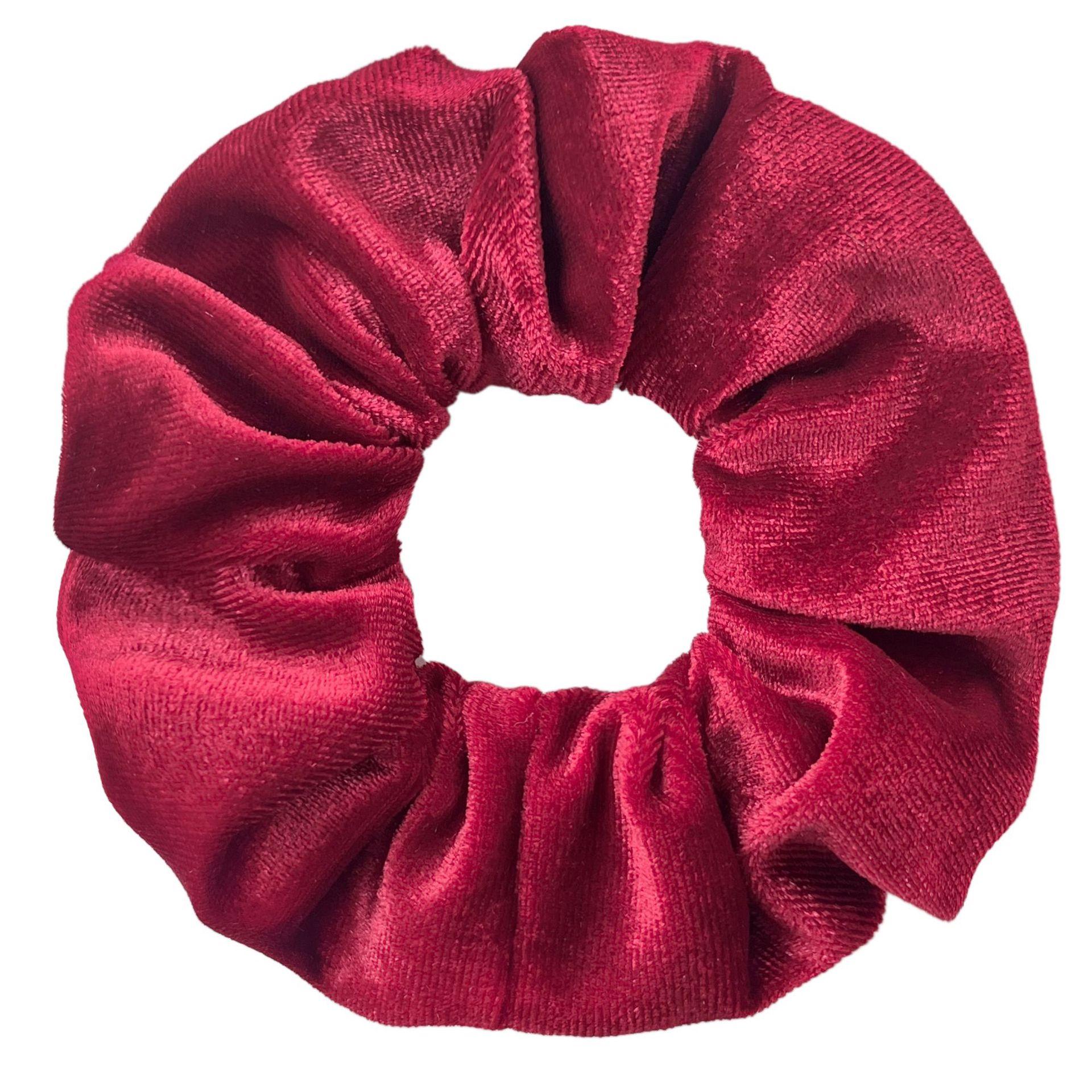 

Velvet Fabric Hair Scrunchie Elastic Hair Tie Soft Stretchy Hair Band for Women and Girls Durable Hair Accessory for Daily Use and Styling One Size