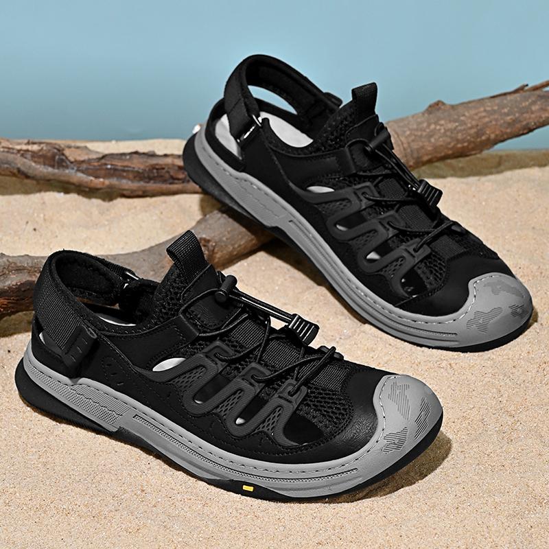 Fashion Sunmmer Walking Shoes Fast Male Comfortable Sandaly Fisherman Casual Men Shoe Men Quick-Dry Sandals Breathable Mesh Beach Shoe