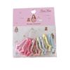 8 Pcs Sweet Candy-colored Oil-dropping Children's Versatile Star Hair Clips  Bangs Hair Clips  Cute Girl Bb Clips Bagged