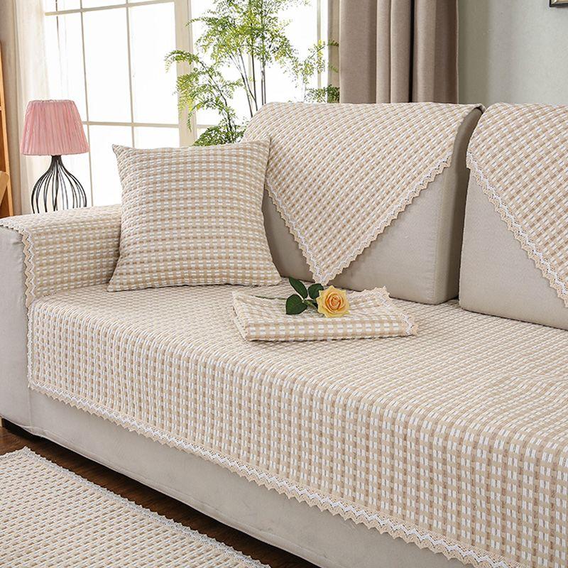 

Скандинавский простой диванный чехол из ткани на весь год, нейтральный, нескользящий, из хлопка и льна, однотонный, подушка, спинка, полотенце-накидка, ткань для дивана Park 70*70 cushion backrest hand towel
