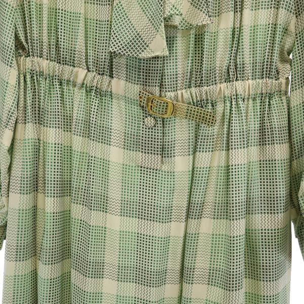 Salvatore Ferragamo Overall handle Long sleeve one piece Green system Women Used