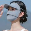 Yousheng UPF 50+ Women Full Face Guard Sunscreen Covering Adjustable Earrings Wide Brim Breathable Anti UV Face Guard