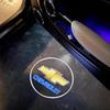 AABJW1 2Pcs HD Car Door Projector Lamps Welcome Lights Accessories For Chevrolet Spark Captiva Cruze Malibu Equinox Trax Camaro Blazer