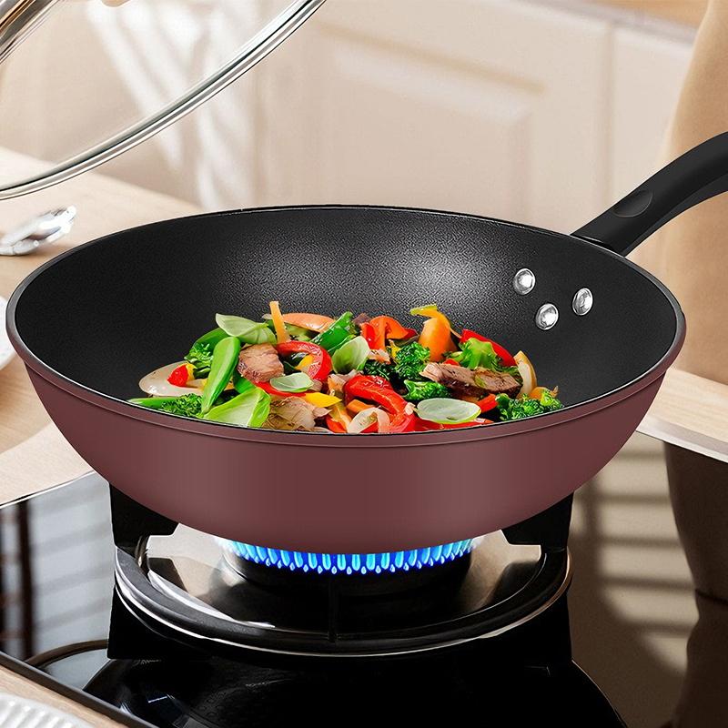 Non-Stick Multi-Functional Frying Pan Easy To Clean Suitable For Gas Stoves And Induction Cookers