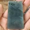 Landscape Jade Pendant: Formal Jadeite Carving for Men and Women