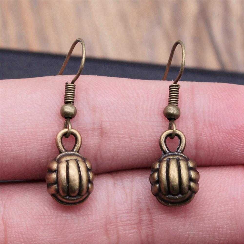 Drop & Dangle Earring Study Sports Minimalist Jewelry ComponentsEarring Size 18x19mm QE029