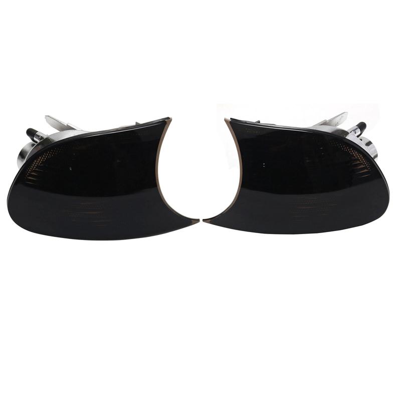 Pair Turn Signal Blinker Side Corner Light Lamp Front Fog Light For BMW E46 2-Door 1998-2001 63126904299 63126904300