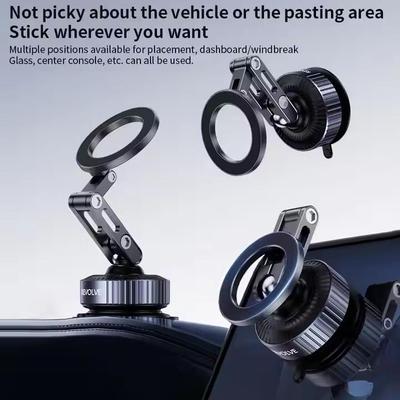 For Magsafe Car Phone Holder 360° Suction Vacuum Adsorption Phone Holder Car Mount Windshield Magnetic Holder Car Accessories