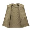 Autumn and Winter Men's Outdoor Double-sided Wear Plus Velvet Vest Multi-pocket Casual Tooling Vest Sleeveless Jacket