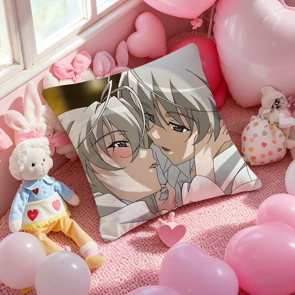 Anime Y-Yosuga no Sora Cushion Cover Pattern Printed Pillowcase for Living Room Sofa Cushion Cover & Bedroom Decor