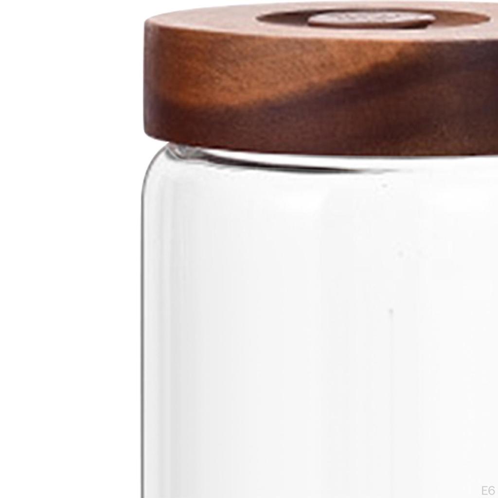 Kaffee A Way Auslassventil Tank Glasfläschchen Lebensmittel Organizer Aufbewahrungsbehälter für Snacks Café Shop