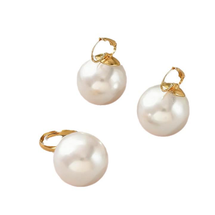 Französisches Klassisches Einfaches Hängeohrringe Set - Neuer Trend Vielseitiges Rundes Design