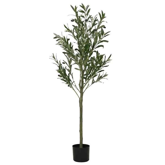 VidaXL Artificial Olive Tree 450 Leaves 120 Cm Green, Artificial Plant, Fake Plant, Fake Tree, Fake Olive Tree, Tree 4103571