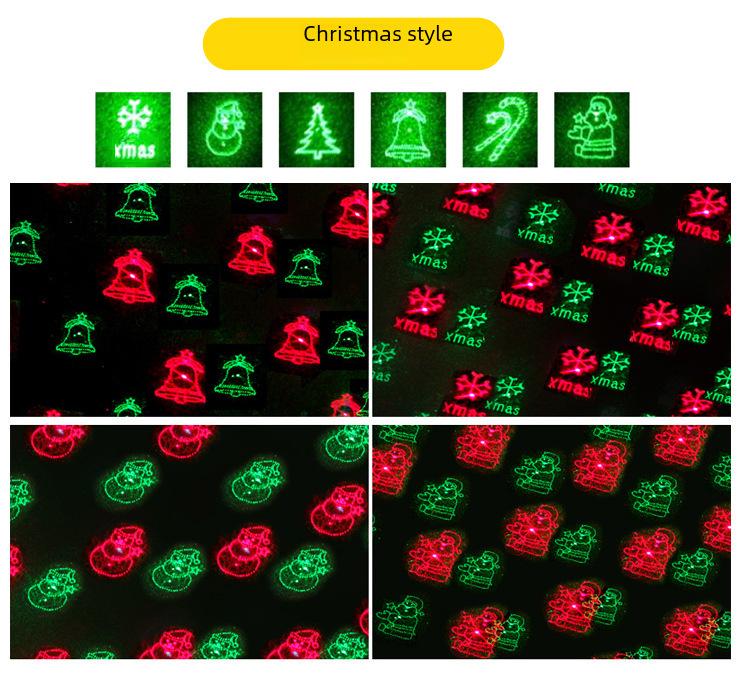 Starry Sky Voice-Controlled Rotating Stage Laser Light for KTV & Bars