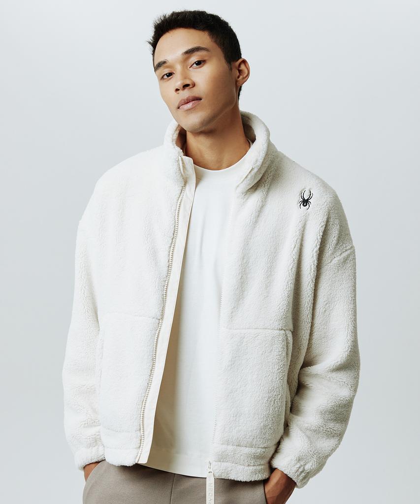 Spyder Sherpa Fleece Zip-Up Jacket Spiwcnft304Uivy