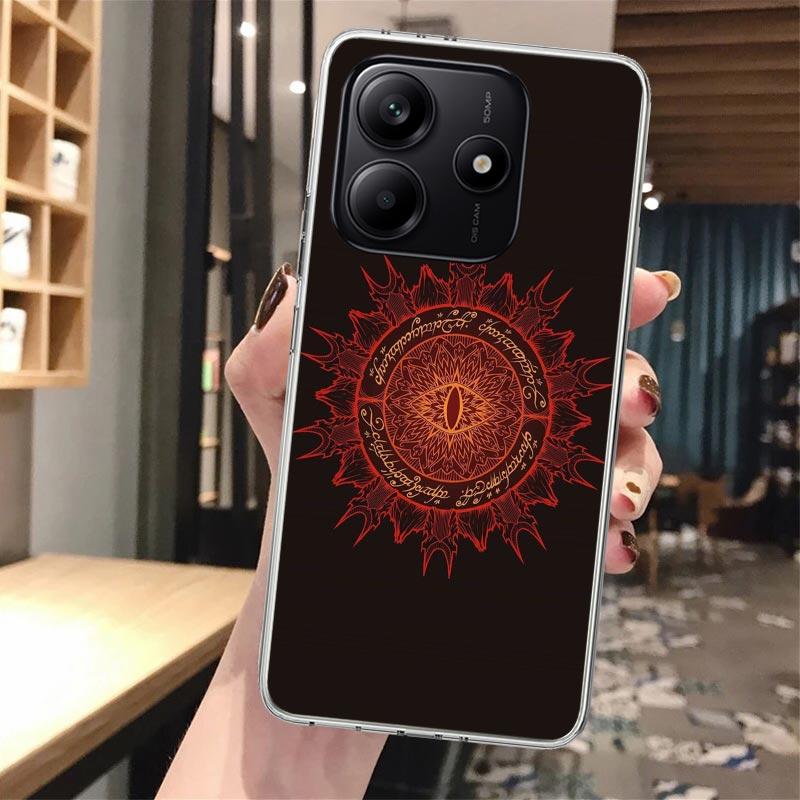 The L-Lord of The R-Rings Soft Phone Case For Xiaomi Redmi Note 14 14S 13 12S 12 11S 11 11E Pro Plus 11T 10S 10 9S 5G Pattern Co
