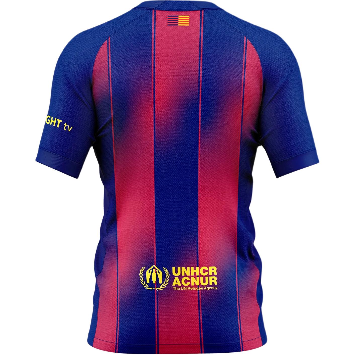 

Nike Коллекция Stadium Dri-Fit ФК 25/26 Барселона Модная Удобная Быстросохнущая Футболка с Круглым Вырезом Мужские топы HJ4611-456 L