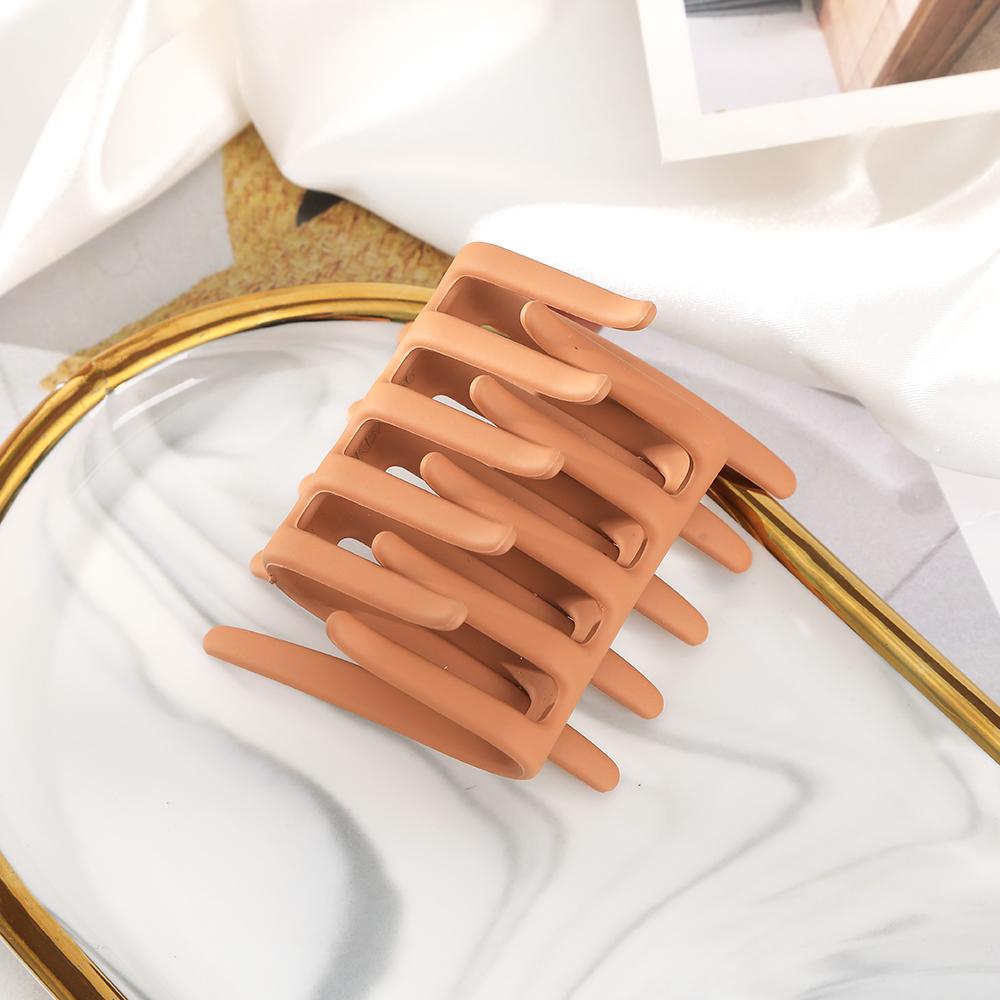 

AWAYTR 11 цветов Двусторонняя заколка-гребень для волос для женщин Матовый зубчатый нескользящий гребень Черная заколка для волос «хвост» Аксессуар для волос