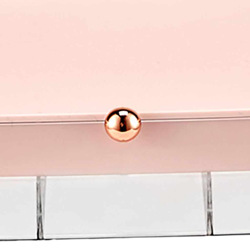 Portable Jewelry Box Multipurpose Large Capacity Multi Compartments Dustproof Protective Jewelry Travel Case for Home