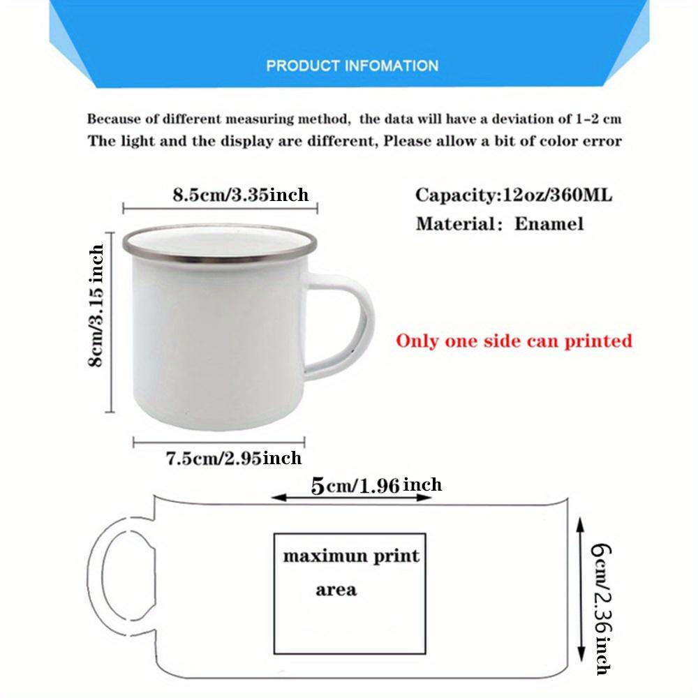 Personalized Mug with Name, Enamel Mug for Children, 1st Birthday Gift for Girl Boy, Enamel Mug, Baby Gift