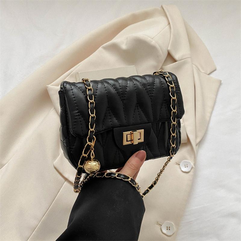 

Trendy Small Square Pu Shoulder Bag For Casual Street Fashion In Black Pink Yellow And White чёрный