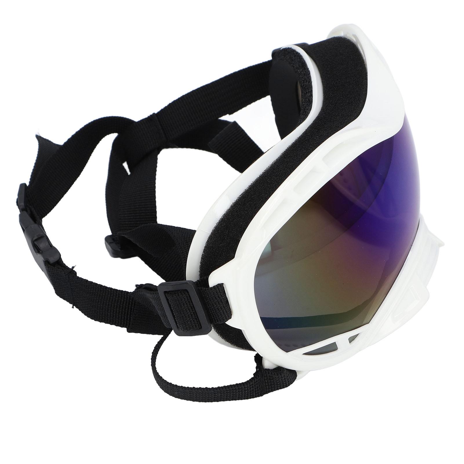 

Pet Sunglasses Windproof UV Resistance Glasses for Large Dogs Soft and Comfortable PC Material Strap