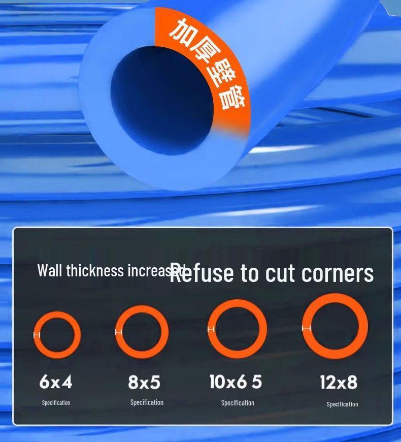 Przezroczysty wysokociśnieniowy wąż powietrzny PU odporny na wybuchy do kompresorów powietrza (Rozmiary: 6/8/10/12/14/16mm)