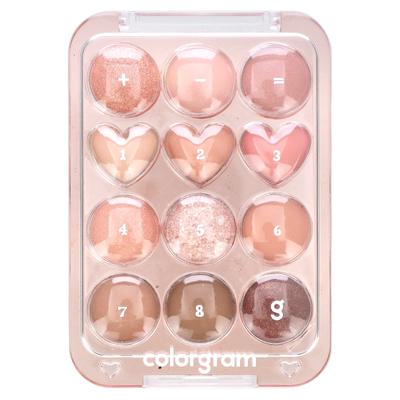Pinpoint Lidschatten-Palette, 01 Peach + Coral = Love, 9,9g (0,34 Unzen)