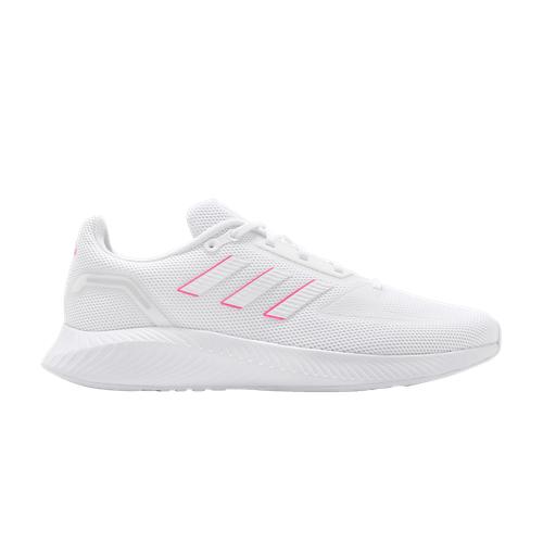 Adidas Женские кроссовки Runfalcon 2.0 Белый Кричащий розовый FY9623 белый
