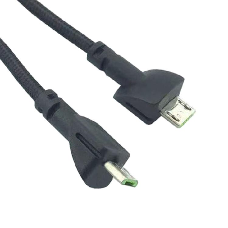 Nylon Braided Wire Micro USB Faster Charger Cable for Seiren Mini Microphone