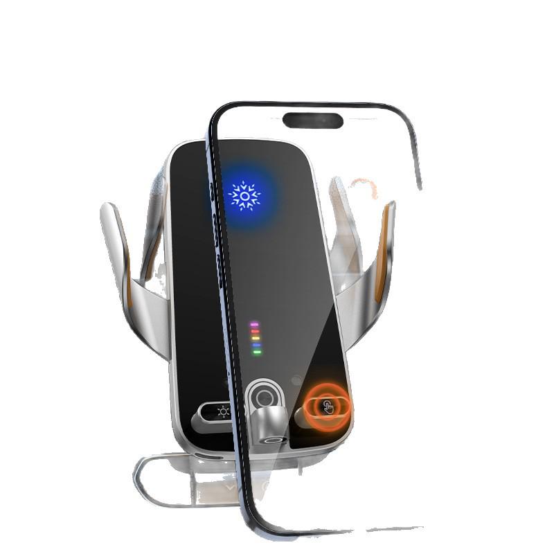 66W Wireless Fast Charging Car Phone Holder and Navigation Mount