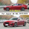 Car TPU/Glossy Mirror Pillar Post Cover Stickers Accessories For Jaguar XE XEL 2015 2016 2017 2018