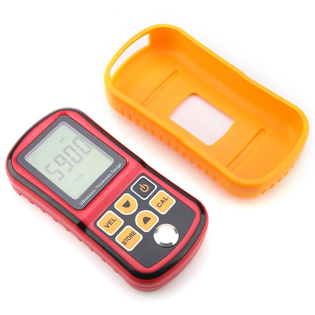 Auto Calibration Low Battery Large Lcd Display Digital Thickness Tester Material Thickness Gauge for Field for Work At Heights