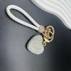 Women's Heart-Shaped Diamond Keychain - Valentine's Day Bag Pendant