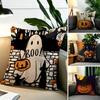Happy Halloween  Pillow Case Square Double-Sided Sofa Cushion Cover Bedroom Bedside Pillow