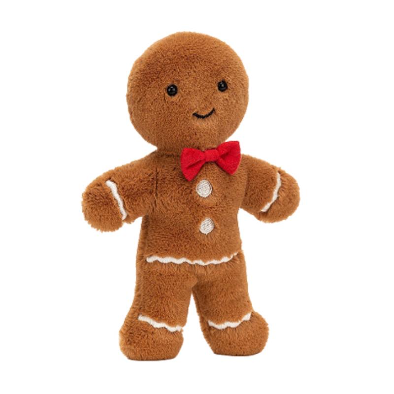

JELLYCAT Fun Food Series Gingerbread Man Companion Doll Plush Doll 19cm Height