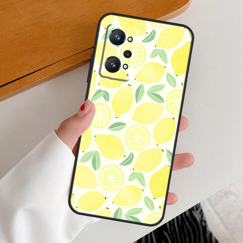 Summer Fruit Lemon For Realme GT7 GT6 15 Pro 10 11 12 13 14 Pro Plus C65 C63 C61 C55 C51 C53 C35 C75 C67 Case
