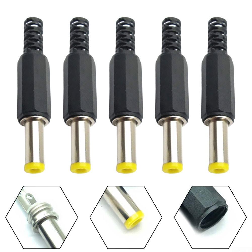 Netzteile DC-Steckerkopf-Überwachungskameras Gelbe Soundgabel