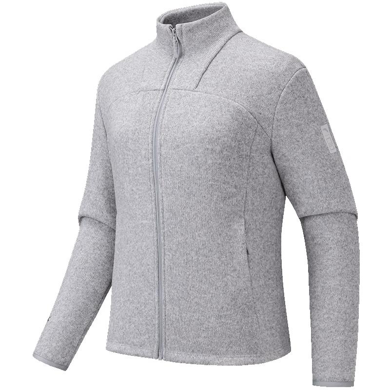 Anta x National Geographic Polartec Women s Thickened Fleece Knit Top 162546705 2XL