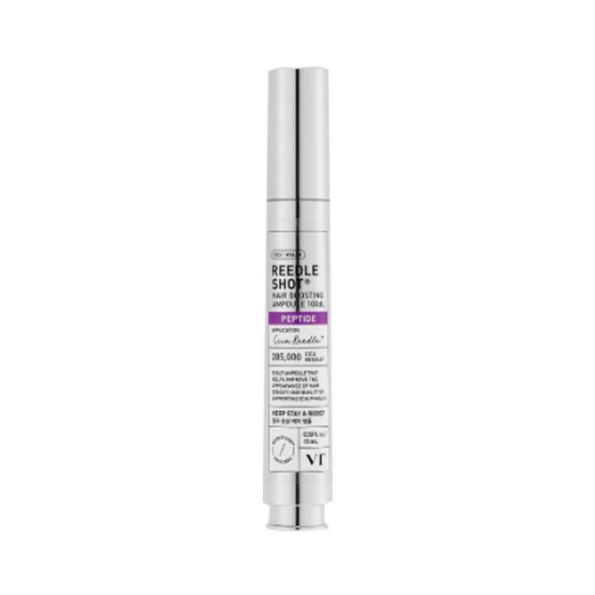 VT COSMETICS PDRN Reedle Shot Hair Boosting Ampoule 300dL for Scalp Care & Hair Volume (15ml)