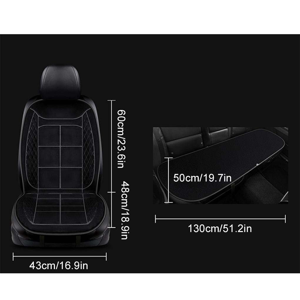 1/2ks Zimní vyhřívaný potah autosedačky Vyhřívání Teplejší autosedák Auto Univerzální chránič autosedačky Sada potahů na autosedačku