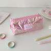 Korean Style Pencil Case Quilted Storage Bag Pencil Pouch Sweet Makeup Bag  Student