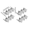 Taco Holder Stainless Steel Taco Stand Rack Tray Oven Mexican Food Rack Kitchen Tool Tortilla Taco Tray Taco Plate