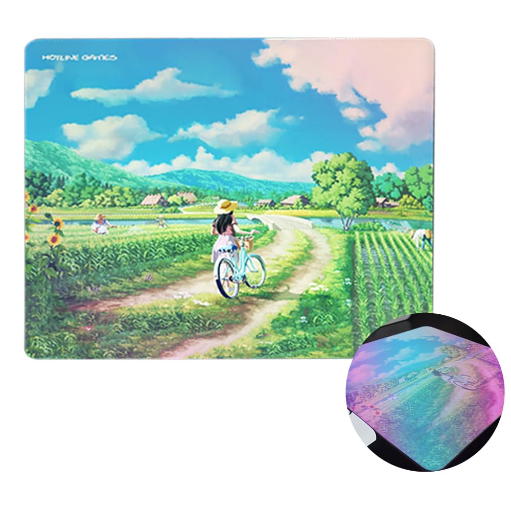 

Игровой коврик для мыши Hotline Games Flowing Light Цвет Лед Коврик для мыши из стекловолокна Водонепроницаемый Низкое трение Сверхбыстрое скольжение Пасторальный x 400 мм x [450 мм 3 мм]