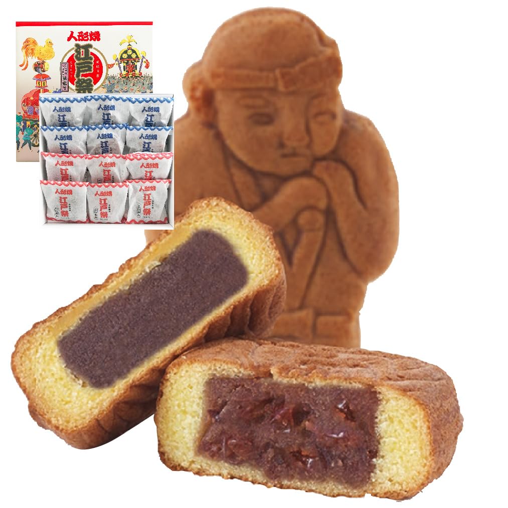 

Shoei Edo Festival Ningyo-yaki (Ningyo-yaki) Tokyo Souvenir Japanese Sweets (Smooth Bean Paste/Corn Bean Paste)