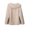 Luxury Faux Fur Coat Women Winter Thick Warm Long Sleeve Turndown Collar Female Overcoat  Elegant Lady Outerwear