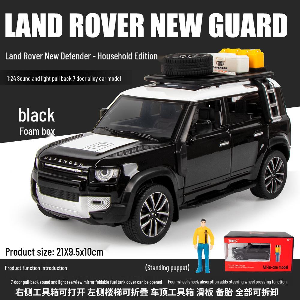 1:24 G63 Alloy Off-Road Toy Car, Six-Doors Open, Light & Sound, Pull-Back Action for Kids