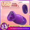 Lailes Duální USB Vibrátor s Lízáním Jazykem pro Sebeuspokojení a Použití ve Páru