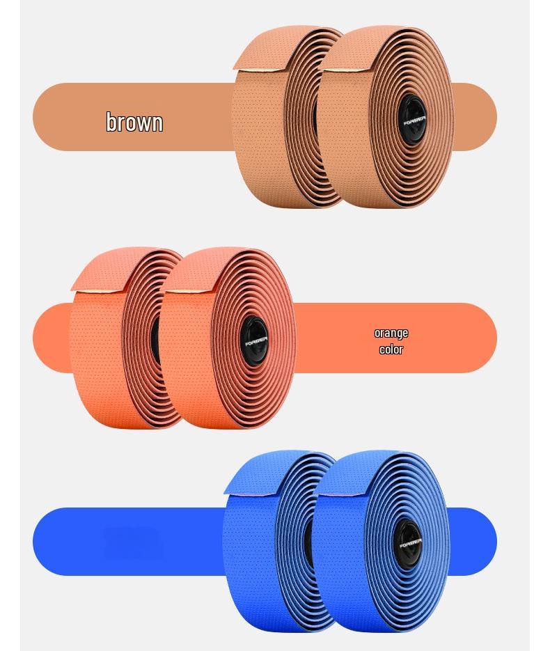 Solid Color Non-Slip Silicone Handlebar Tape: Comfortable, Shock-Absorbing, Sweat-Wicking for Road and Fixed Gear Bikes