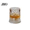 Verre à Whisky Rotatif Cadeau pour Papa, Tournant avec Lumière LED, 260ml Gravé Cadeau pour Amateur de Vin Papa Tumbler, Cadeau Fête des Pères, Compatible avec Glaçons